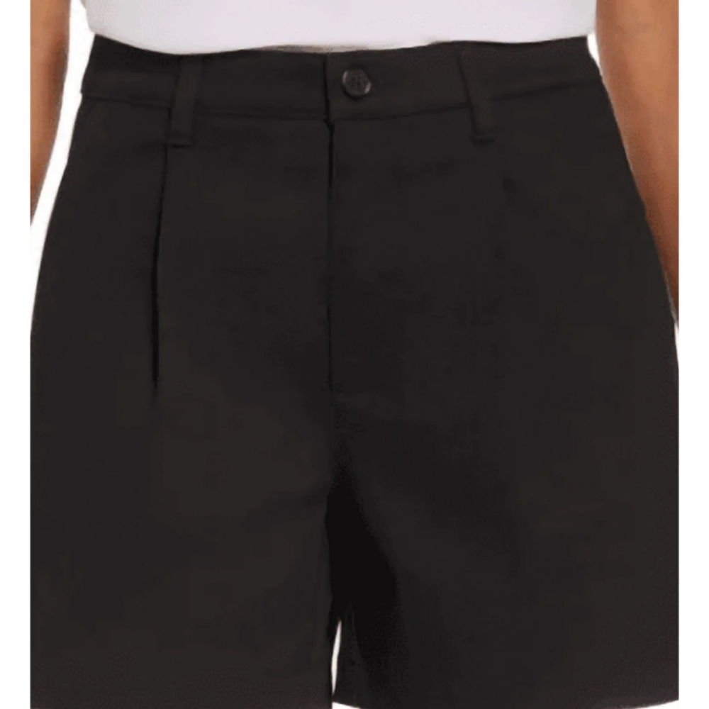 Banana Republic NWT Black Pleated Front Tailored Shorts Size 6 High Rise